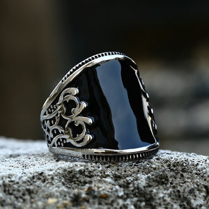 Black Gothic Wide Stainless Steel