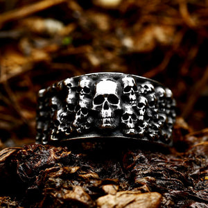 Gothic Stainless Steel Skull Rings