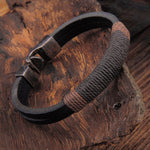 Men's Hemp Leather Wristband (Choose product code then scroll back to image)