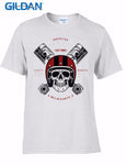 Skull and Pistons T Shirt