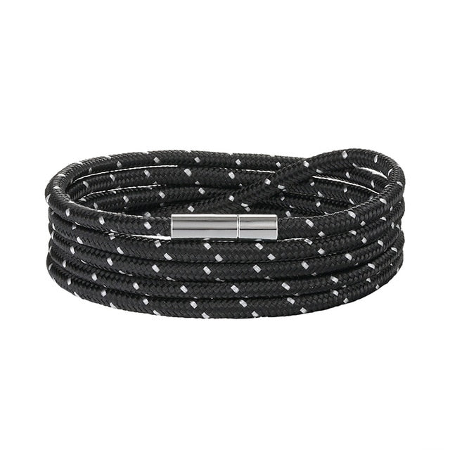Bohemian Black Leather Rope Bracelet (Choose product code then scroll back to image)