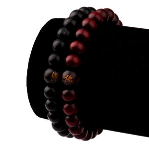 New Wood Bead Buddhist Meditation Bracelet