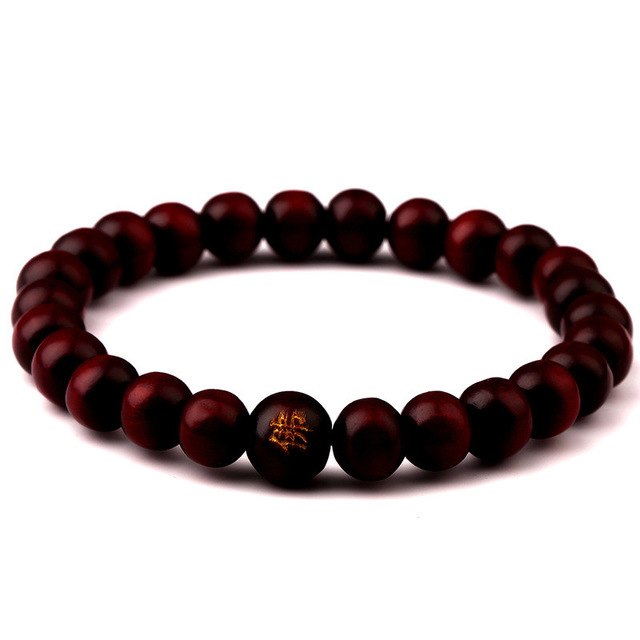 New Wood Bead Buddhist Meditation Bracelet